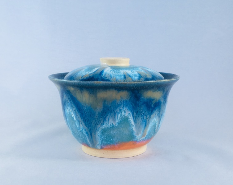 Dimpled jug, pot & speen set - 'Dawn'